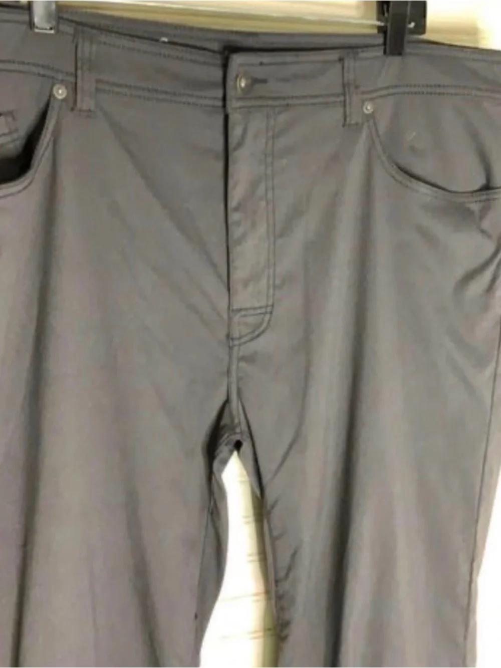Prana Men's 40x30 Slim Fit Pants — Charcoal Gray